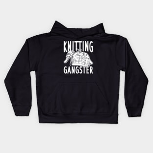 Knitting Gangster Kids Hoodie